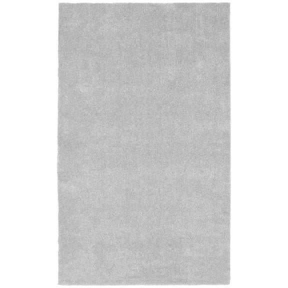 Garland Rug Room Size Washable Nylon Platinum Gray Bathroom Carpet, 5' x 6'