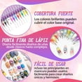 thumbnail image 3 of 12 Colors Nail Art Pens Set, Nuevos Rotuladores para Uñas de Gel, Nail Art Point Grafiti Pen Set, Rotuladores de Puntos, Rotuladores de Pinceles Delineadores, Diseño de Uñas, Decoraciones DIY, 3 of 4