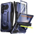 thumbnail image 1 of Funda para teléfono Poetic Spartan Galaxy Z Fold 6 azul medianoche, 1 of 7
