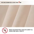 thumbnail image 4 of Colourtree Beige Mosquito Net for Patio Umbrellas - Bug Screen for 7.5-11ft Umbrella to Keep Out Insects - Zippered Mesh Cover with Weighted Bottom, 4 of 6