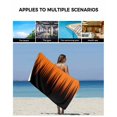 thumbnail image 5 of Burnt Orange Black Ombre Towel Set of 3, Soft Microfiber Bath Towels, Hand Towel, Washcloths, Modern Abstract Striped Gradient Quick-Dry Absorbent Towels for Bathroom Kitchen Hotel Beach Gym Spa, 5 of 7