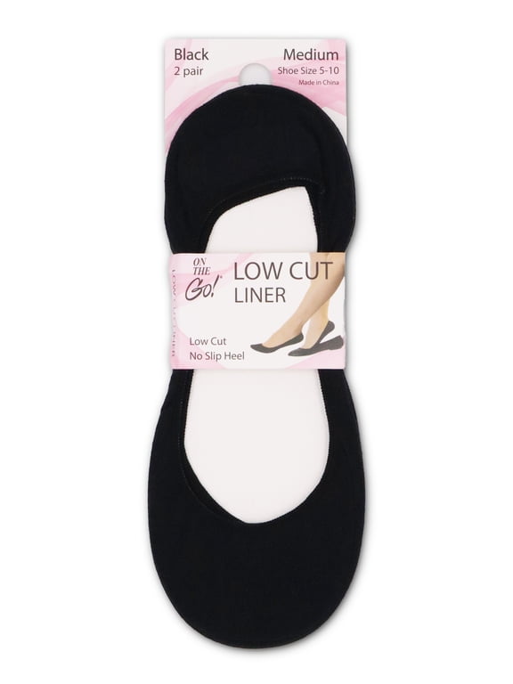 Women's Microfibre Liner, 2 Pair