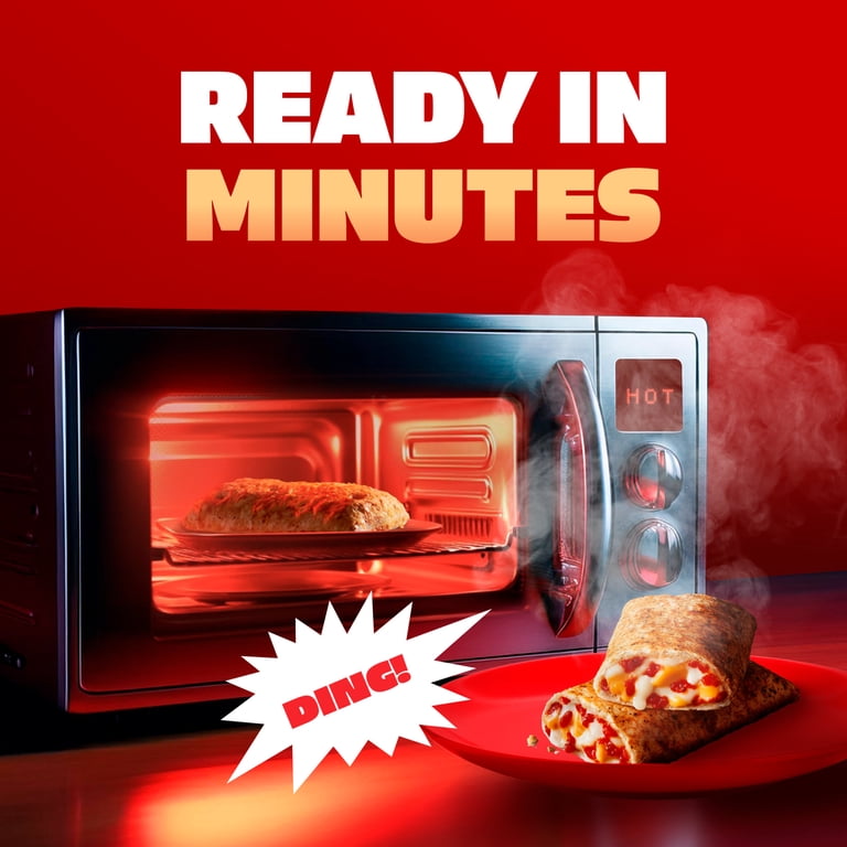Hot Pockets Four Cheese Pizza Sandwich Snacks, 34 oz, 8 Pack