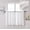 Natural, variant on 2 Panels White Kitchen Curtains 36 Inch Length Tier Curtain, Faux Linen Textured Small Cafe Curtain, Light Filtering Short Window Curtains for Bathroom Basement, 30x36 inch, 2PCS
