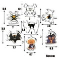 thumbnail image 2 of Juego de moldes de acero inoxidable para galletas de Halloween, 7 Uds., para hacer calabaza, fantasma, bruja, gato, murciélago, molde para galletas, 2 of 5