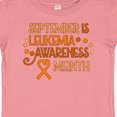 thumbnail image 4 of Inktastic September is Leukemia Awareness Month Boys or Girls Baby T-Shirt, 4 of 5