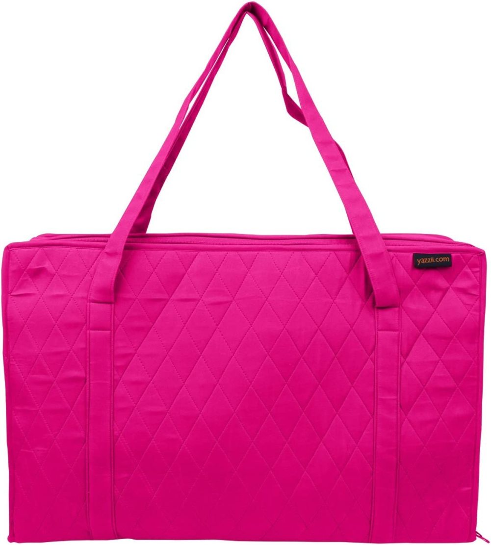 BalyFovin Carry All Organizer Tote Ultimate Craft Storage Bag with 20