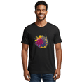 thumbnail image 2 of Color-Splash Mens Graphic Tee, 100% Cotton, Casual Summer Wear-BAA384, 2 of 2