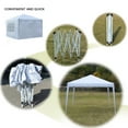thumbnail image 3 of Veryke 10' x 10' Canopy Tents for Outside, Easy Pop Up Canopy Tent, Tents and Canopies with Carry Bag, White, 3 of 8