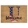 thumbnail image 2 of Rewenti Independence Day 4Th Of July Door Mat Patriotic Doormat Entryway Rug Welcome Independence Day Doormat Stain And Fad Patriotic Decor Welcome Outdoor Mat, 2 of 7