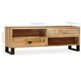 thumbnail image 4 of vidaXL TV Cabinet Solid Mango Wood 120x30x40 cm, 4 of 5
