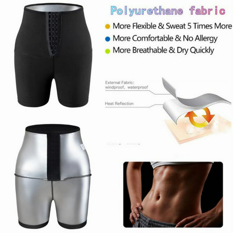 Neoprene Slimming Shorts Women, Hot Thermo Body Shaper Workout Sweat Sauna  Suit Tummy Control Shapewear Best Thighs Fat Burner4XL