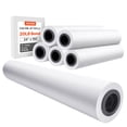 thumbnail image 1 of Wide Format Paper Plotter Paper 6 Rolls 24 in x 150 ft CAD Bond Rolls, 1 of 7
