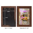thumbnail image 4 of Day Trolley II - Framed Print w/glass - Chestnut, 4 of 8