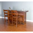 thumbnail image 2 of Sunny Designs Tuscany 30" Mahogany Wood Ladderback Barstool in Medium Brown, 2 of 7