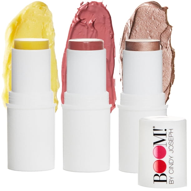 Colorete Makeup Boomstick Trio Rose Nude Cream para mujeres mayores