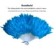 thumbnail image 5 of Abanico de plumas Naiovety lago azul 42cm decoración manualidades fiestas adorno artístico de mano, 5 of 6