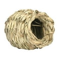 thumbnail image 2 of TISHITA Rabbit Grass House Bed Hanging Straw Cage Cozy Hammock Tunnel Nest Chew Toy Pets, 2 of 8