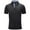 Black, variant on Men's Sports Polo Shirts for Golf Short Sleeve Classic Solid Color for Casual and Business Wear
