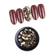 thumbnail image 3 of Xihbxyly Pegatinas para Uñas, Impresionante Diseño de Diamante Dorado de Fondo Plano, Versátiles para Uñas de Gel y Acrílico, Perfectas para Decorar Teléfonos Móviles y Cristales, Manualidades Divert, 3 of 4