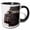 Black/White, variant on 3drose, Denmark, Helsingoer Cathedral, Iron Padlock - Eu07 Cmi0142 - Cindy Miller Hopkins, 11oz Two-tone Green Mug