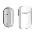 Elegant Wireless Flashing Home Doorbell SelfPowering Smart Press