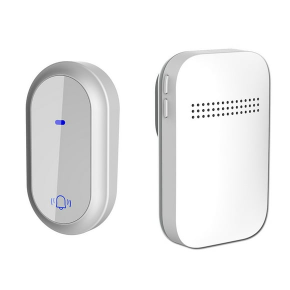 Elegant Wireless Flashing Home Doorbell Self-Powering Smart Press Energy with Elderly Call Functionality for Enhanced Home Convenience Wireless Doorbells for Home