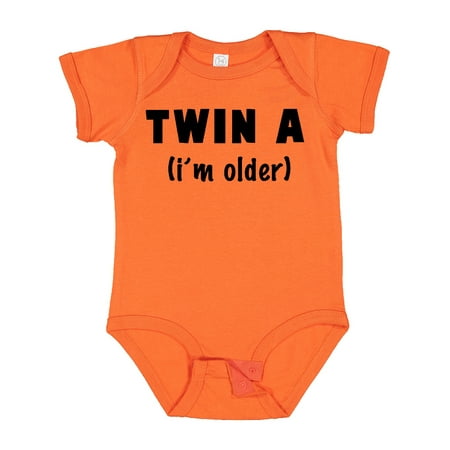 

Inktastic Twin a (i m Older) Gift Baby Boy or Baby Girl Bodysuit
