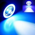 thumbnail image 2 of For White LED Angel Eye Halo Projector Fog Lights Lamps for Freightliner Columbia, 2 of 6