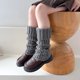 thumbnail image 1 of Calcetines de punto de otoño e invierno Lolita bonitos para niños, estilo coreano JK, calcetines cálidos de lana con reborde hasta la mitad de la pantorrilla para niñas, 1 of 6