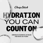 ChapStick Classic Cherry Flavored Lip Protectant Sticks, 24 Hour Moisturizing, 3-Pack, 0.15 oz Each