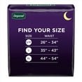 thumbnail image 2 of Night Defense Incontinence Disposable Underwear for Men - Overnight Absorbency, 2 of 8