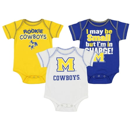 

Outerstuff NCAA Infant McNeese Cowboys 3 Piece Creeper Set