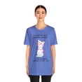 thumbnail image 3 of Used to be a People Person Unisex Jersey Short Sleeve Tee, 3 of 4