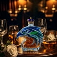 thumbnail image 6 of Funny Eagle Whisky Bottle, 3D Hawk Head Glass Decanter, Multifunctional Liquor Container for Whiskey, Wine, Cocktails, Football Fan Gift, Home Bar Display, 6 of 8