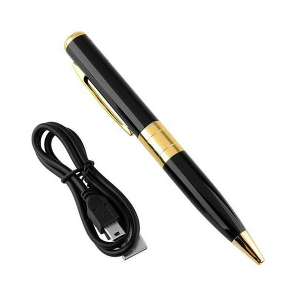 Spy Pen Camera, HD 720P Hidden Camera Portable Digital Video Recorder, Mini Body Camera with Loop Recording Wireless Security Nanny Pen Comcorder for Business and Conference
