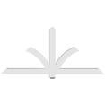 thumbnail image 4 of 72"W x 33"H x 4"D x 4"F, 11/12 Pitch, Redmond Architectural Grade PVC Gable Bracket, 4 of 8