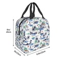 thumbnail image 3 of Gaeub Hawaii Palms Print Lunch Bag Lunch Box for Women Men,Reusable Insulated Lunch Bags for Adults,Leakproof Cooler Lunch Tote Bag, Large Capacity for Work Travel Picnic, 3 of 8