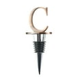 thumbnail image 2 of Fnochy Custom Alphabet Wine Stoppers, Reusable Wine Bottle Toppers, Alloy Food-Grade Material, Perfect for Wine Tasting, Party Favors, Table Decor, Initials Gift Idea, 2 of 5