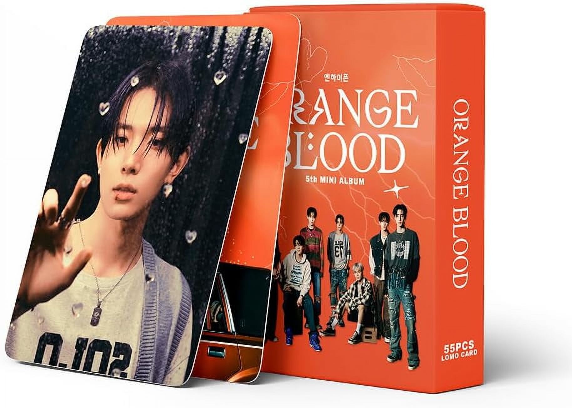 ENHYPEN ORANGE BLOOD Album [Weverse Version] + Vorbestell-Bonus + Digitale K-POP Goodies Von BolsVos