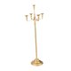 thumbnail image 1 of Candelabro con 5 ramas, decoración de mesa, candelabro de estilo europeo para cena romántica hermosa Dorado 23x89cm, 1 of 9
