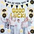 thumbnail image 5 of We Will Miss You Decorations Black and Gold, Good Luck Balloon Banner for Retirement Sorry Your Leaving Goodbye Going Away Travelling Farewell Decorations, Graduation Congratulations, 5 of 7