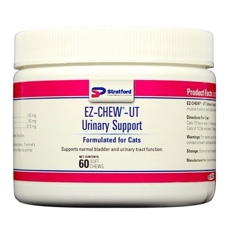UT EZ-Chew urinaire support souple Bouchées pour les chats (60 count)