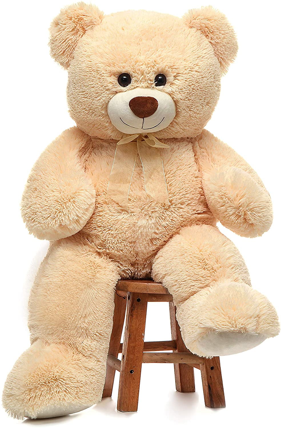 Large Teddy Bear 100cm Great Present Gift Kid Surprise Large Cuddly Teddy Brown 