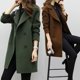 thumbnail image 4 of Women\'S Overcoat Woolen Trench Coat Ladies Winter Long Warm Jacket Outwear, 4 of 8