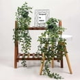 thumbnail image 3 of KIRIFLY Indoor Faux Hanging Greenery Eucalyptus Plants (3 Pack), 3 of 8