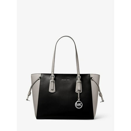 Michael Kors Voyager Ladies Medium Black Leather Casual Daypack 30H9SV6T2L357