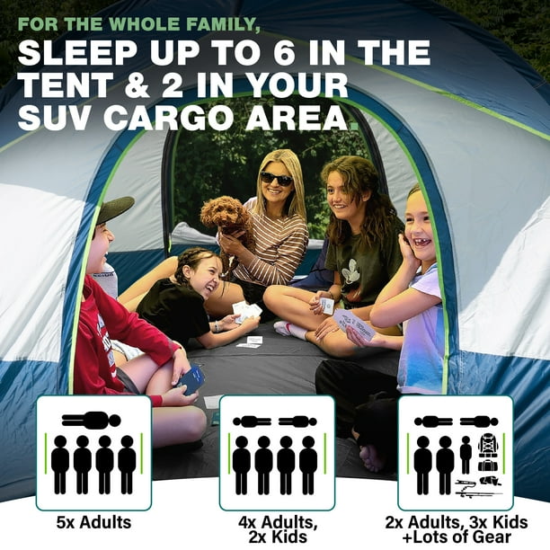 Universal tent clearance rainfly