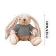 thumbnail image 3 of Aodebiao Soft Plush Bunny Stuffed Animal - Adorable Cuddly Toy for All Ages, Perfect Gift for Friends & Family (12in) - Emotional Support Doll for Kids & Adults, 3 of 5
