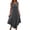 Gray, variant on Dresses for Women 2026 Casual Spring Solid Color Loose Sleeveless Round Neck Side Buttons Irregular Dress A-Line Casual Loose T-Shirt Beach Sundress